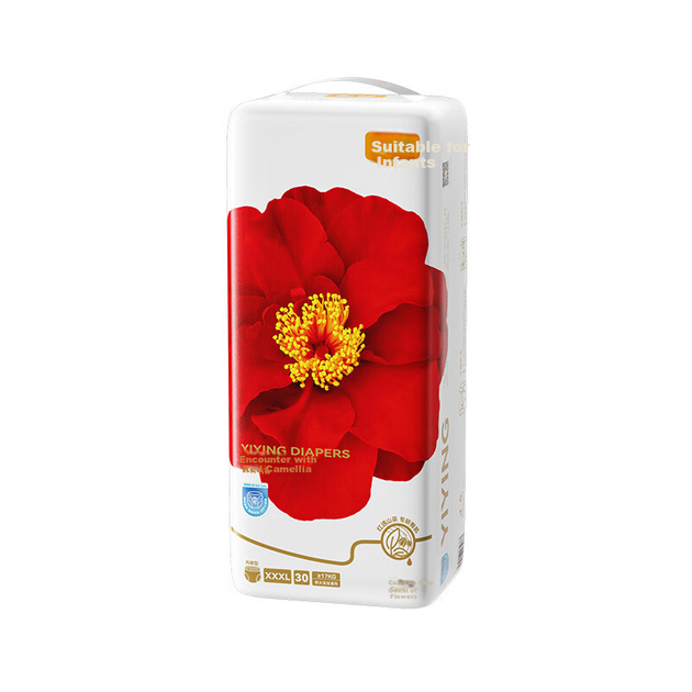 Підгузки Yiying Camellia Pull-Up, 3XL, злегка кислі, 30 штук, [пряме постачання від бренду, безпечна якість] - изображение 4