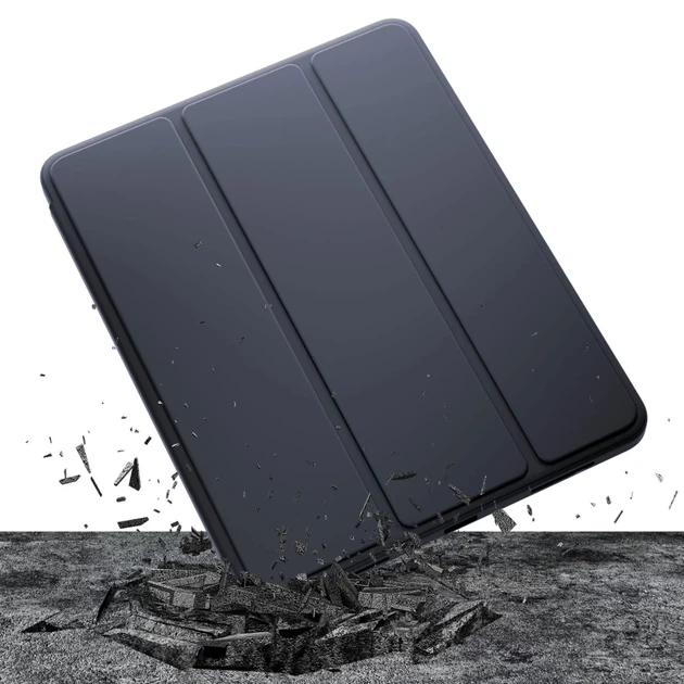 Чехол 3mk Soft Tablet Case для iPad Air 11 (M2/M3) Черный (5903108664110) - изображение 2