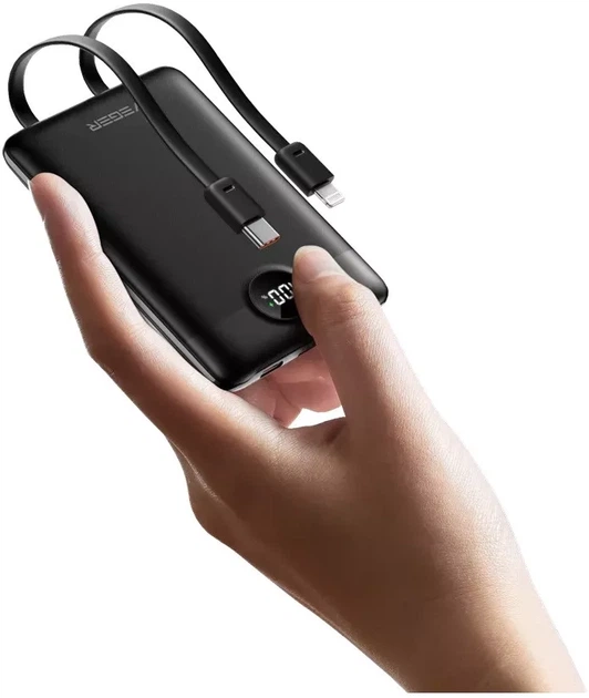 УМБ Veger C11 10000 mAh PD QC 3.0 22.5W Black (6970453557939) - зображення 2