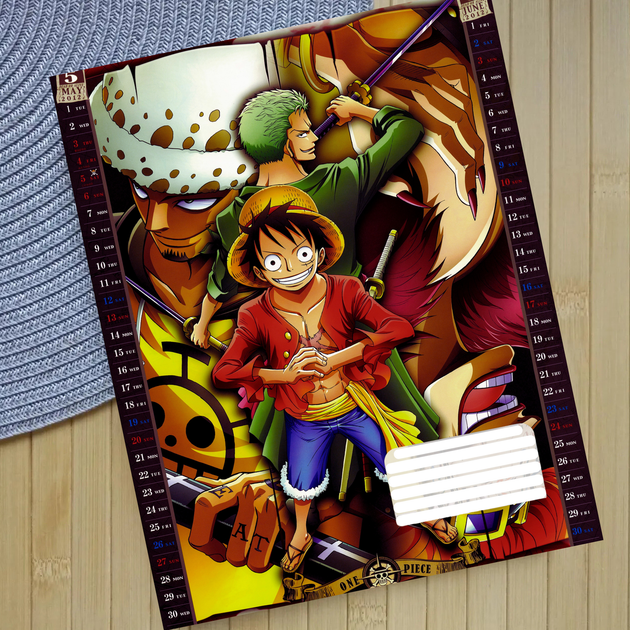Тетрадь Ван пис One Piece клетка 18 листов (30765) - Фото 1 Тетрадь Ван пис One Piece клетка 18 листов (30765) - изображение 1