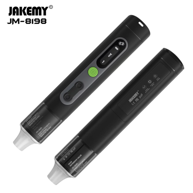 Акумуляторна викрутка JAKEMY JM-8198 135в1 з набором біт у кейсі - зображення 5