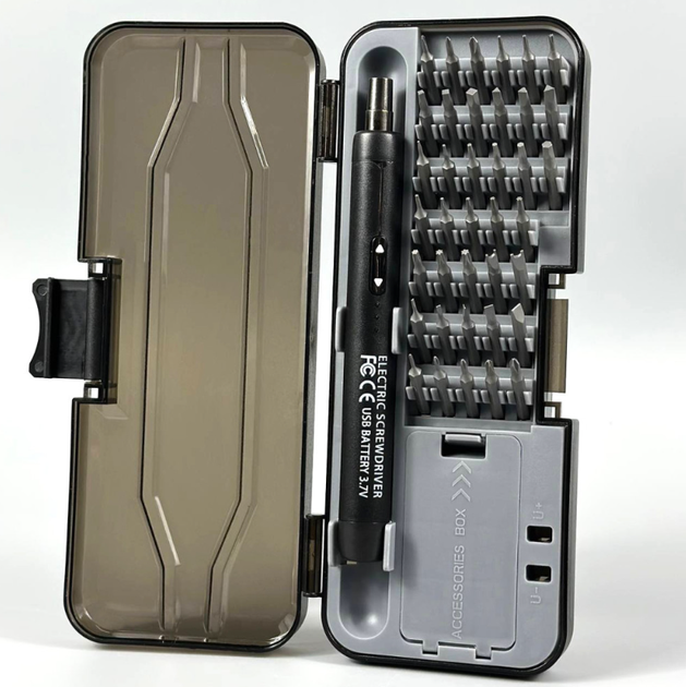 Акумуляторна викрутка Pro Tech Multi TK-S001 46в1 з магнітними бітами в кейсі - зображення 2