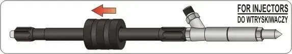 Знімач форсунок YATO ударний M8 M12 M14 YT-0617 - зображення 3