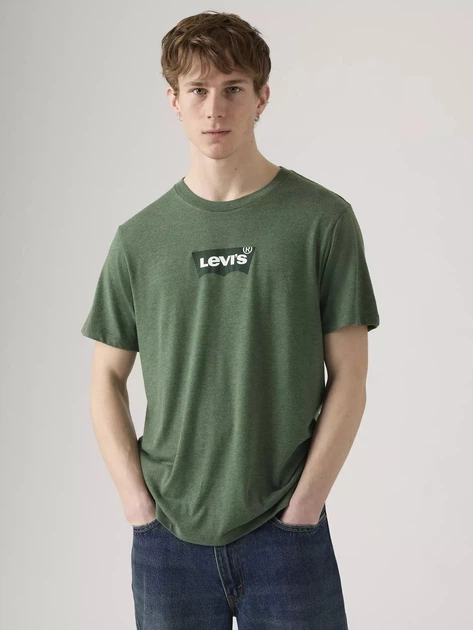 Футболка мужская Levi`s 718059430 L Зеленая (1159865499) - Фото 1 Футболка мужская Levi`s 718059430 L Зеленая (1159865499) - изображение 1