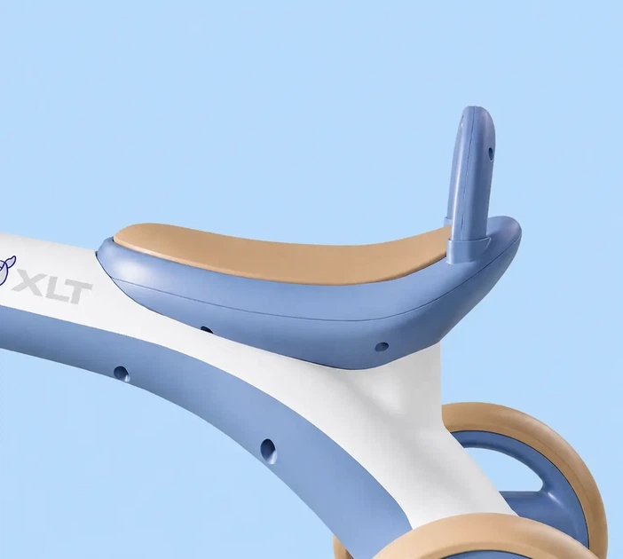 Детский велосипед трехколесный Whale XLT918 со звуковыми и световыми эффектами до 40 кг Синий - изображение 6
