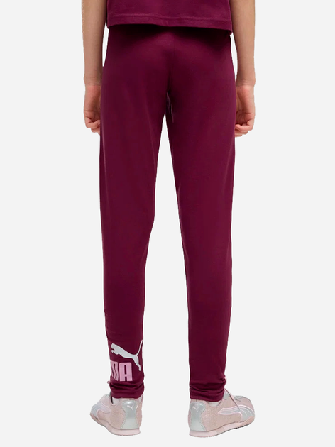 Підліткові лосини для дівчинки Puma Essentials 2 Color No.1 Logo 68607341 158-164 см Fuchsia Glow (4070033304075) - зображення 2