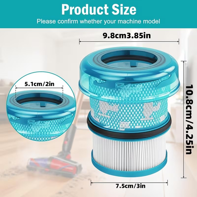 HEPA-фильтр для Dyson V16Piston Animal/Submarine DS60 - Фото 2 HEPA-фильтр для Dyson V16Piston Animal/Submarine DS60 - изображение 2