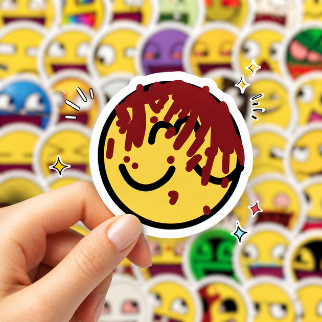 Стикеры Emoji 33 шт, Emoji Stickers - Фото 6 Стикеры Emoji 33 шт, Emoji Stickers - изображение 6