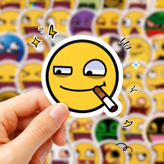 Стикеры Emoji 33 шт, Emoji Stickers - Фото 8 Стикеры Emoji 33 шт, Emoji Stickers - изображение 8