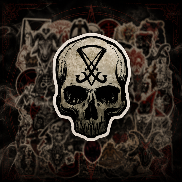 Стікери сатанинські 50 шт, Satanic Stickers - зображення 4