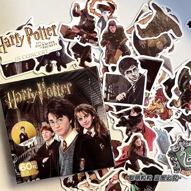 Стикеры Гарри Поттер 60 шт, Harry Potter в коробці - изображение 6