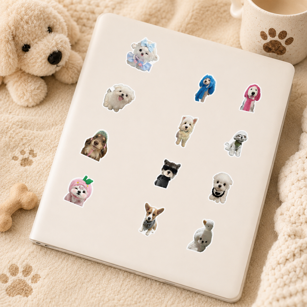 Стикеры собачки 33 шт, Dog Stickers - Фото 8 Стикеры собачки 33 шт, Dog Stickers - изображение 8