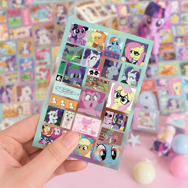 Стикеры Май Літл Поні 200 шт, 8 листов А5 10,5х15 см My Little Pony - Фото 10 Стикеры Май Літл Поні 200 шт, 8 листов А5 10,5х15 см My Little Pony - изображение 10