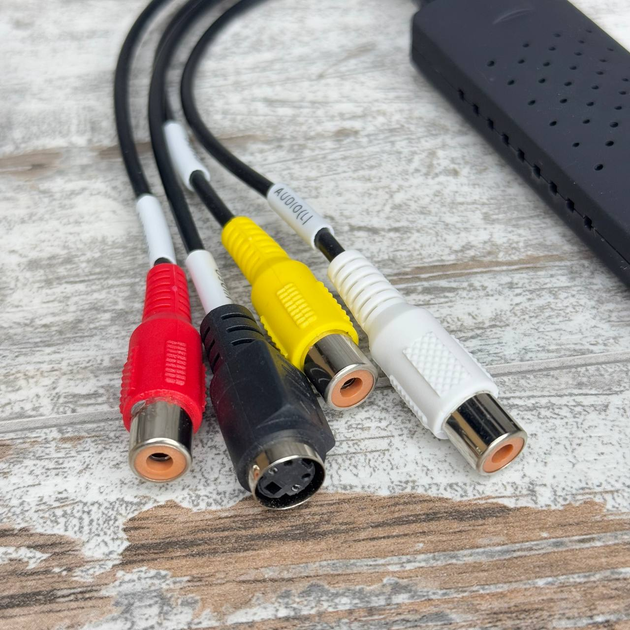USB карта відеозахоплення EasierCap MS2106 для оцифрування аналогового відео та аудіо через RCA і S-Video (IN-634467-0271) - изображение 4