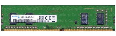 Оперативная память для ПК Samsung 4GB DDR4 2400MHz UDIMM 1Rx16 (M378A5244BB0-CRC) - Фото 1 Оперативная память для ПК Samsung 4GB DDR4 2400MHz UDIMM 1Rx16 (M378A5244BB0-CRC) - изображение 1