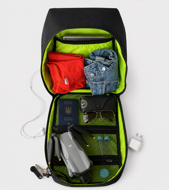 Рюкзак "Air" Lowcost черный - Фото 4 Рюкзак "Air" Lowcost черный - изображение 4