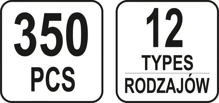Набір кліпс обшивки салону YATO для VOLVO 12 типорозмірів 350 шт YT-06655 - зображення 5