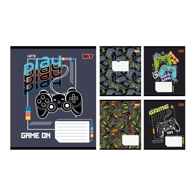 Зошит 12 аркушів клітинка YES Game №768664 - Фото 1 Зошит 12 аркушів клітинка YES Game №768664 - изображение 1