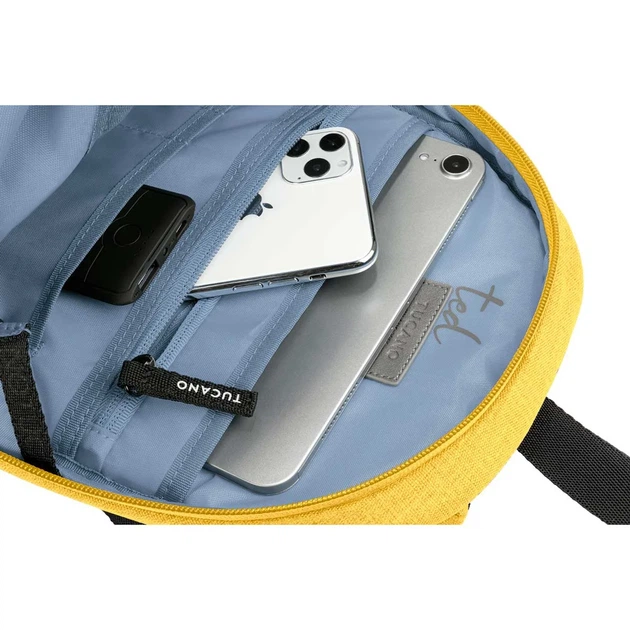 Рюкзак для ноутбука 11" TUCANO Ted Yellow (BKTED11-Y) - Фото 4 Рюкзак для ноутбука 11" TUCANO Ted Yellow (BKTED11-Y) - изображение 4