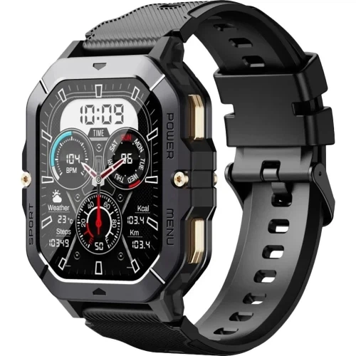 Смарт-часы Oukitel BT101, Black (6931940739825) - Фото 1 Смарт-часы Oukitel BT101, Black (6931940739825) - изображение 1