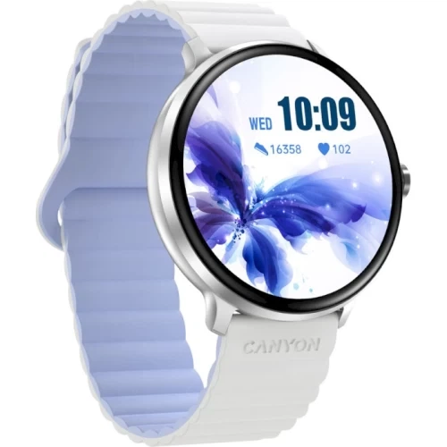 Смарт-часы Canyon SW-69 "Jacky", White/Blue (CNS-SW69WB) - Фото 3 Смарт-часы Canyon SW-69 "Jacky", White/Blue (CNS-SW69WB) - изображение 3