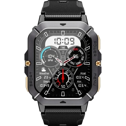 Смарт-часы Oukitel BT101, Black (6931940739825) - Фото 2 Смарт-часы Oukitel BT101, Black (6931940739825) - изображение 2