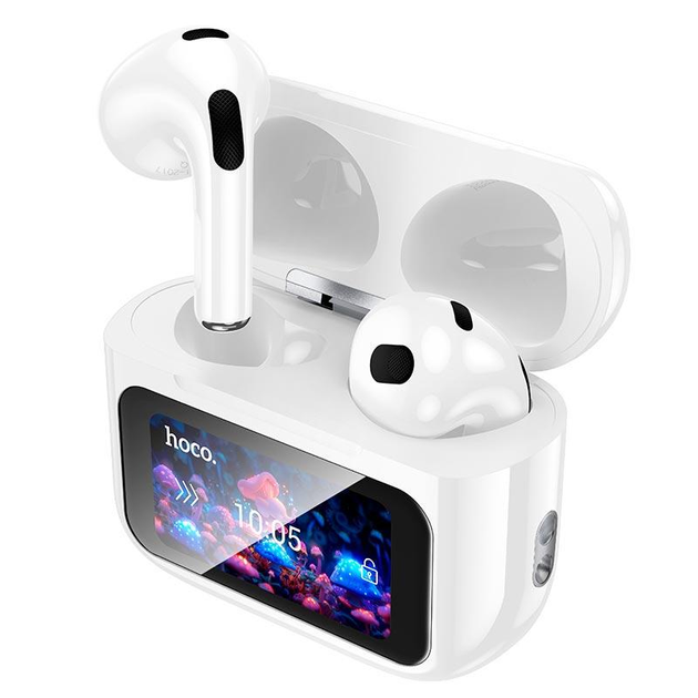 Навушники HOCO Elegant true wireless touch screen BT headset EW81 |BT5.4, 30/300mAh, 4h| (white) 000011425 - изображение 2
