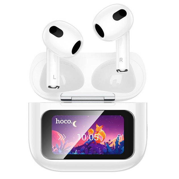 Навушники HOCO Elegant true wireless touch screen BT headset EW81 |BT5.4, 30/300mAh, 4h| (white) 000011425 - изображение 3