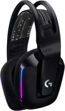 Навушники Logitech Lightspeed Wireless RGB Gaming Headset G733 Black (981-000864) - зображення 3