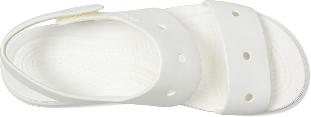 Жіночі Сандалі Бруклін crocs brooklyn low wedge Chalk (38-39, мел) - изображение 2