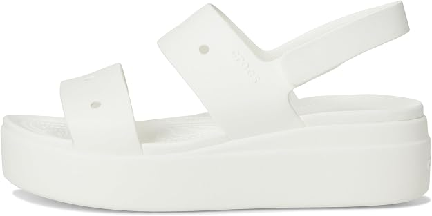 Жіночі Сандалі Бруклін crocs brooklyn low wedge Chalk (38-39, мел) - изображение 4