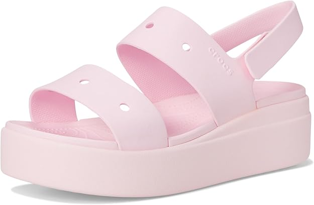 Жіночі Сандалі Бруклін crocs brooklyn low wedge Pink (42-43, яскраво рожевий) - Фото 7 Жіночі Сандалі Бруклін crocs brooklyn low wedge Pink (42-43, яскраво рожевий) - изображение 7