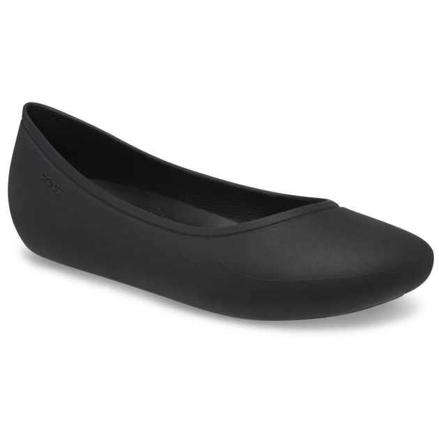 Жіночі балетки Crocs Brooklyn Flat Black (36-37, чорний) - Фото 5 Жіночі балетки Crocs Brooklyn Flat Black (36-37, чорний) - изображение 5