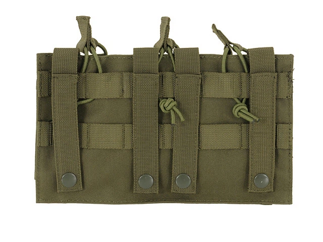 Потрійний підсумок 8Fields під магазини АК / 5,56/ 7,62 олива MOLLE - зображення 3