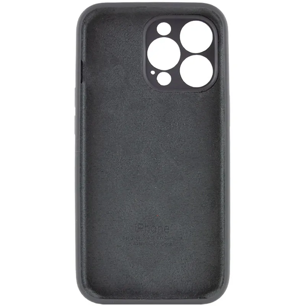 Чохол для смартфона Silicone Full Case AA Camera Protect for Apple iPhone 14 Pro Max 12,Dark Grey - изображение 4