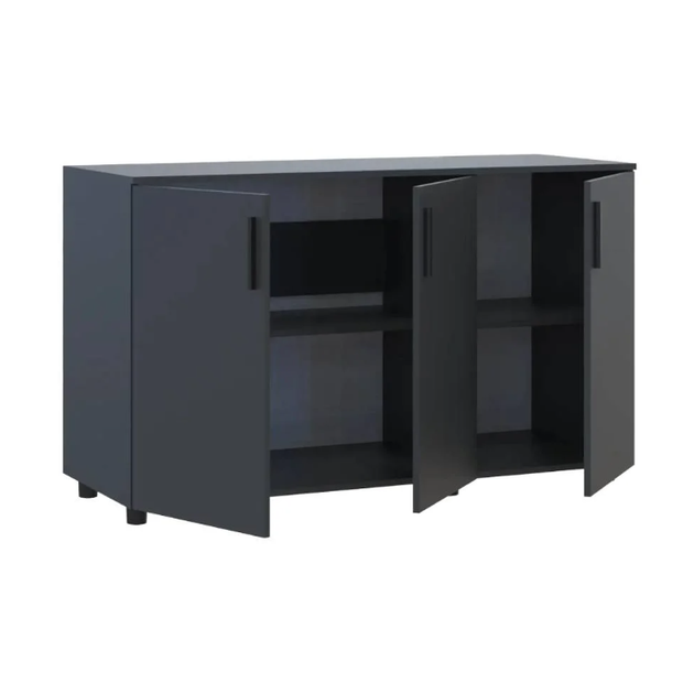 Комод Doros Торн Антрацит 3 ДСП 135х51,5х80 (69602) - изображение 2