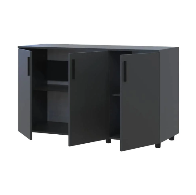 Комод Doros Торн Антрацит 3 ДСП 135х51,5х80 (69602) - изображение 4