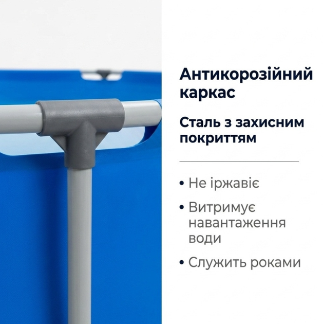 Каркасный бассейн для дачи и детей 305 x 76 см, 4383 л Avenli - изображение 2