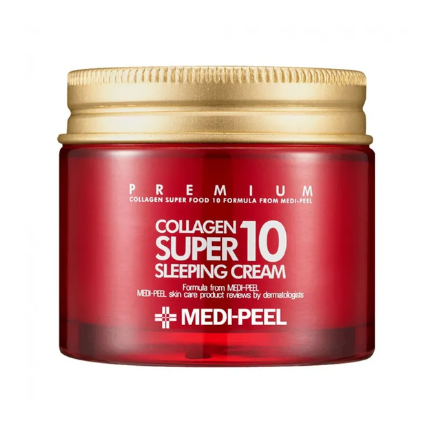 Нічний крем із колагеном Medi-Peel Collagen Super 10 Sleeping Cream, 70 мл - Фото 1 Нічний крем із колагеном Medi-Peel Collagen Super 10 Sleeping Cream, 70 мл - зображення 1