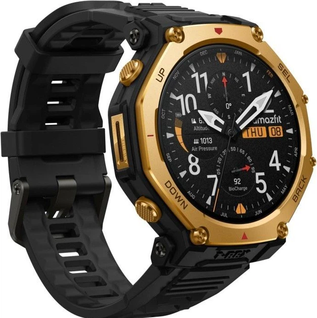 Смарт-часы Amazfit T-Rex 3 Pro 48mm Black-Gold (W2444OV5N) - изображение 2
