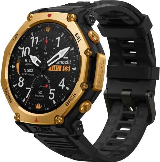 Смарт-часы Amazfit T-Rex 3 Pro 48mm Black-Gold (W2444OV5N) - изображение 3