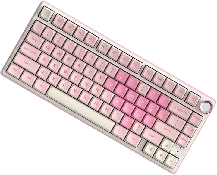 Клавіатура дротова RK ROYAL KLUDGE R75 Pink Melody Gaming Beige Switch (RK-R75-PNKMLDY-BEGSW-US) - Фото 4 Клавіатура дротова RK ROYAL KLUDGE R75 Pink Melody Gaming Beige Switch (RK-R75-PNKMLDY-BEGSW-US) - зображення 4