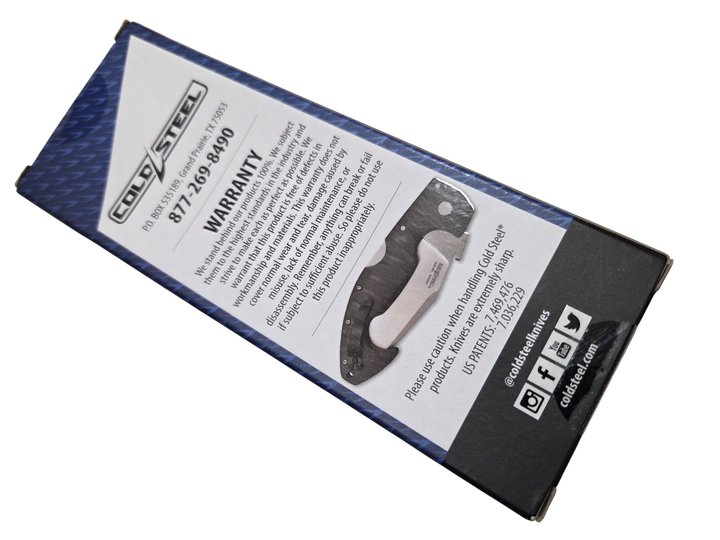 Нож Cold Steel Spartan Serrated GRAY (AUS10A) - изображение 10