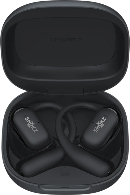 Навушники AfterShokz OpenFit 2+ Black (T921-ST-BK) - Фото 2 Навушники AfterShokz OpenFit 2+ Black (T921-ST-BK) - зображення 2