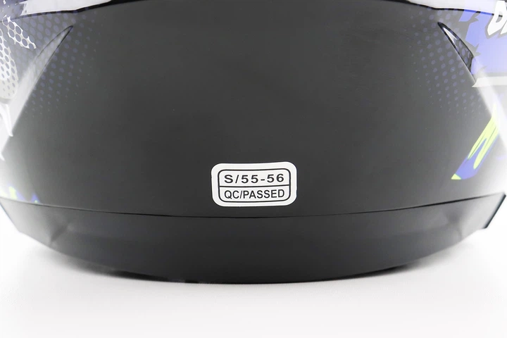 Шлем открытый для скутера BLD-708 S (55-56 см), чёрно-синий BLD - изображение 8