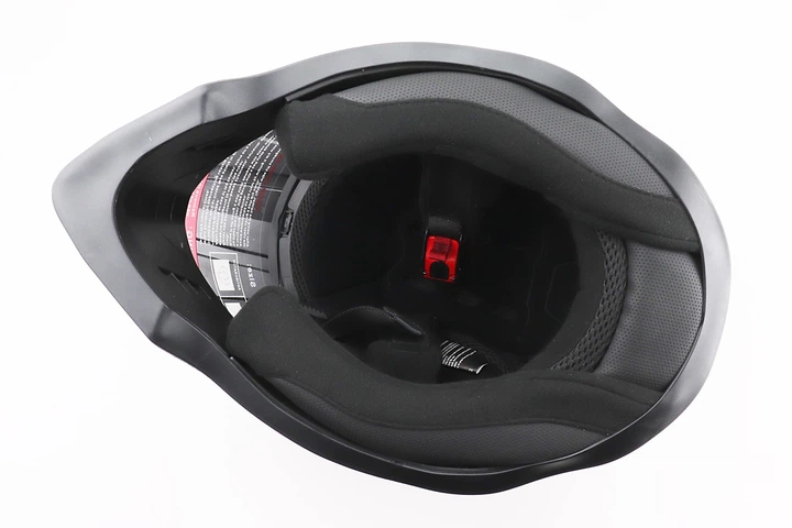 Шлем кроссовый для мотоцикла/эндуро/ATV BLD-819-7 S (55-56 см), черный глянец - изображение 6