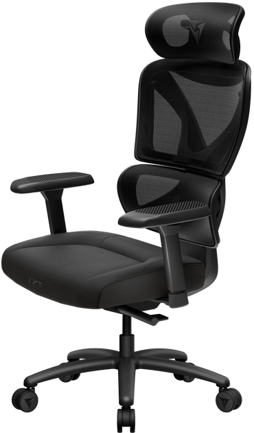 Кресло для геймеров TX3 XTC Cushion Comfy Black (TEGC-3092101.11) - изображение 3