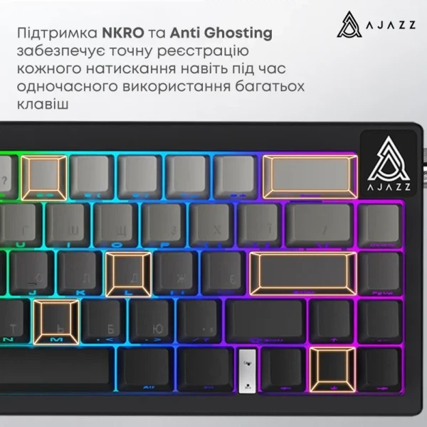 Клавиатура Ajazz ak650 Day Dream switches Gradient Black Gray (ak650-dd-bg) - Фото 10 Клавиатура Ajazz ak650 Day Dream switches Gradient Black Gray (ak650-dd-bg) - изображение 10