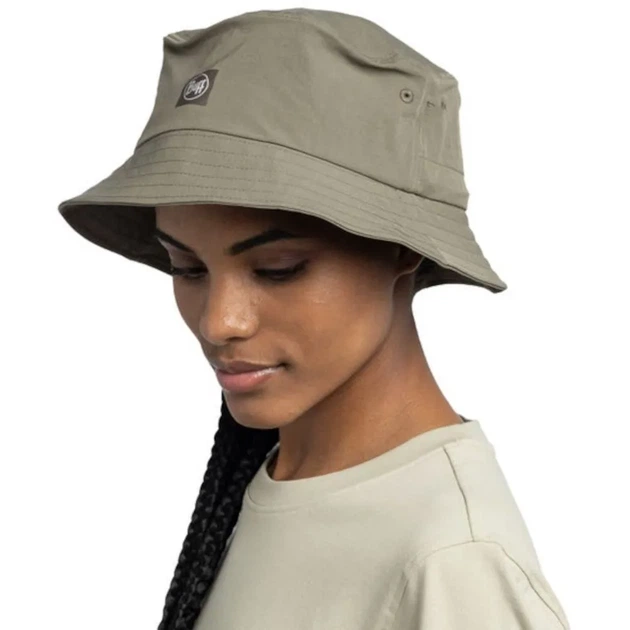 Панама Buff Adventure Bucket Hat Solid tundra khaki L/XL (100080692) - Фото 5 Панама Buff Adventure Bucket Hat Solid tundra khaki L/XL (100080692) - изображение 5