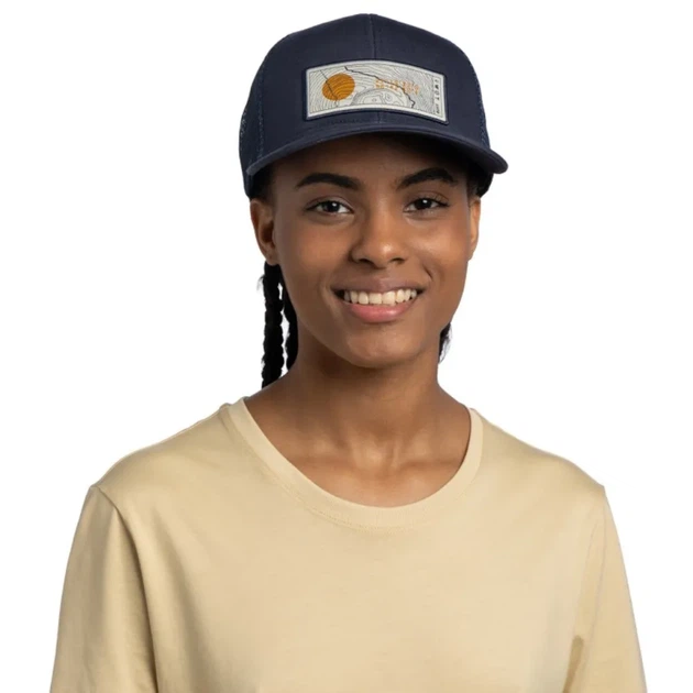Кепка Buff Explore Trucker Cap lewen navy L/XL (100094263) - изображение 4
